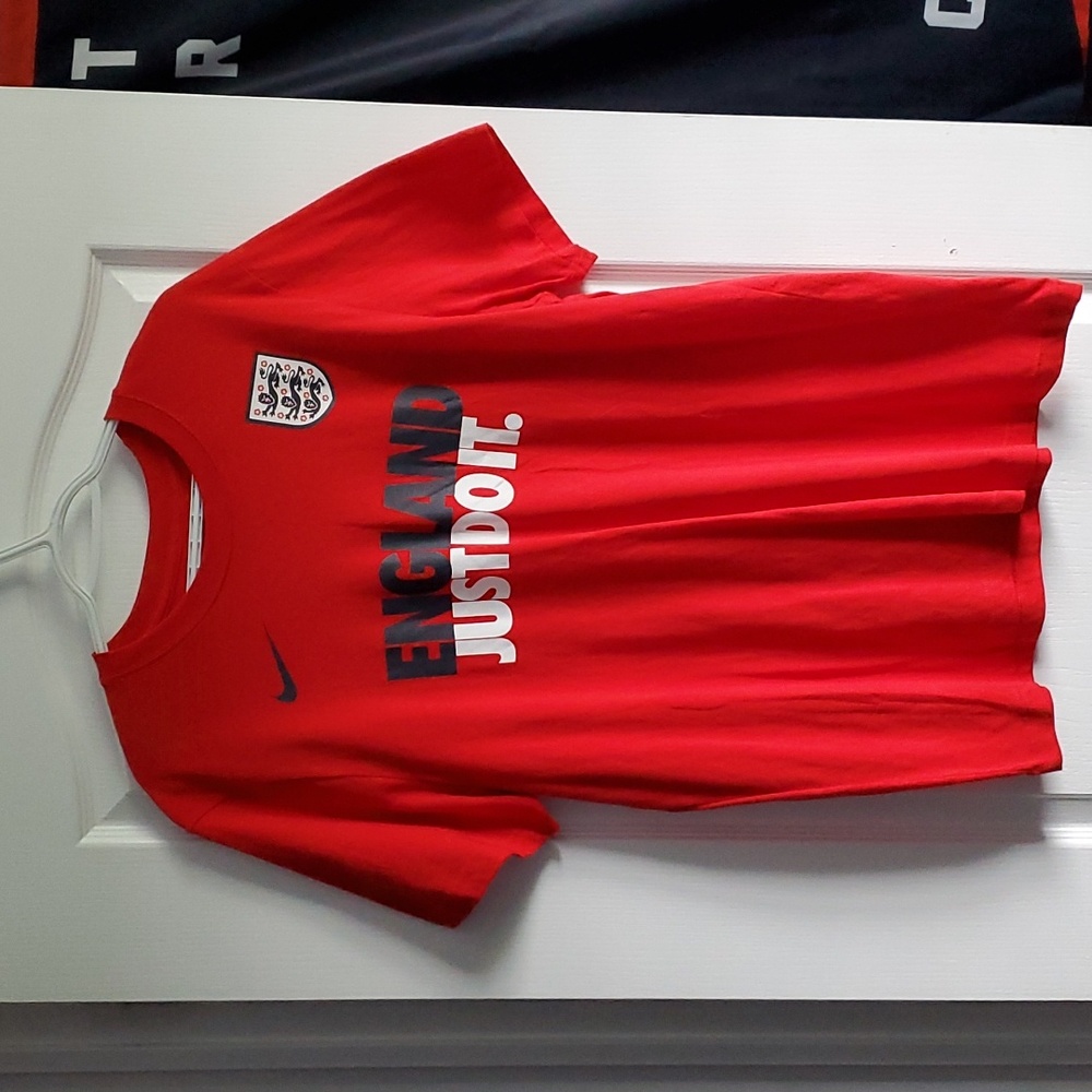 England Just Do It Nike tee shirt